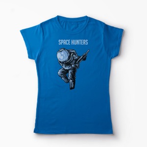 Tricou Astronaut Space Hunters - Femei-Albastru Regal